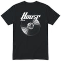 Black House Music Vinyl Records t-shirt - vinyl record print, gift for DJs and house music fans, GitGraf