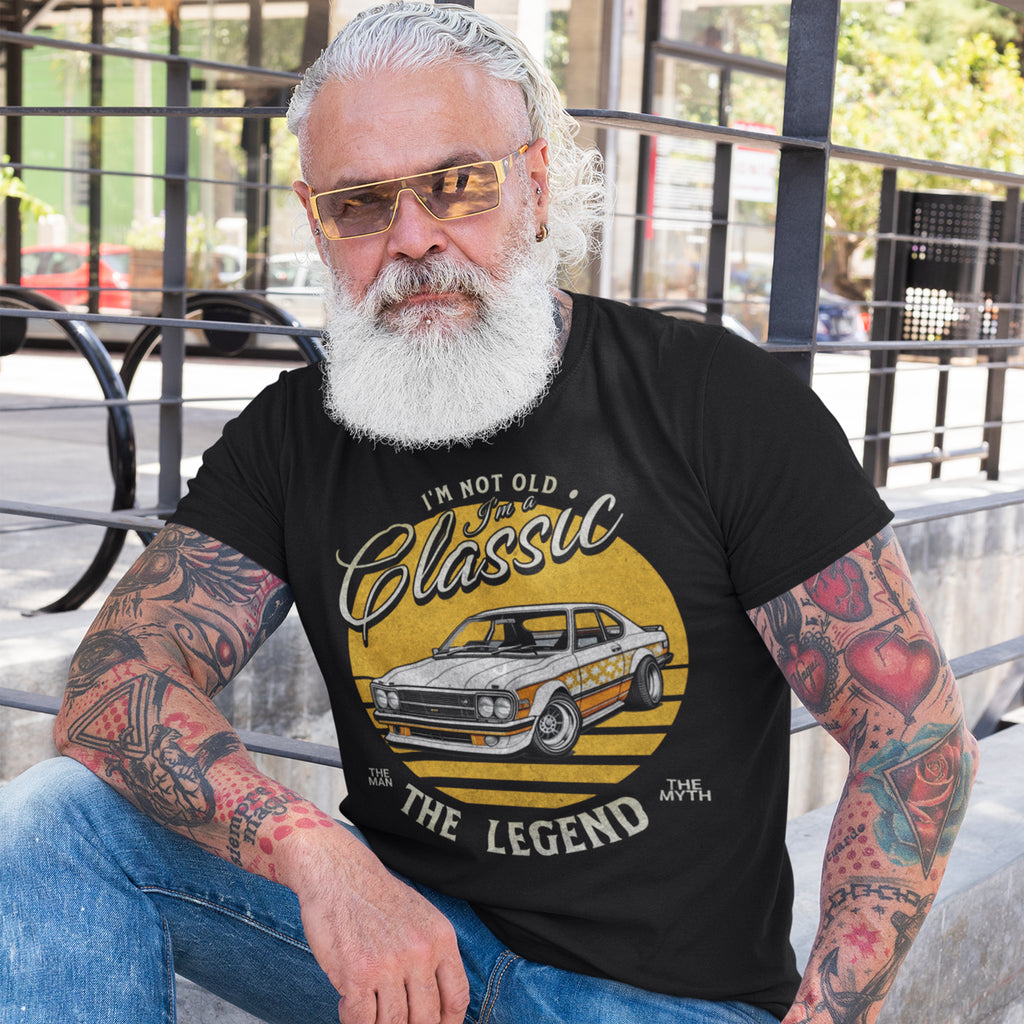 I'm Not Old I'm a Classic - Koszulka Urodzinowa ze Sportowym Autem