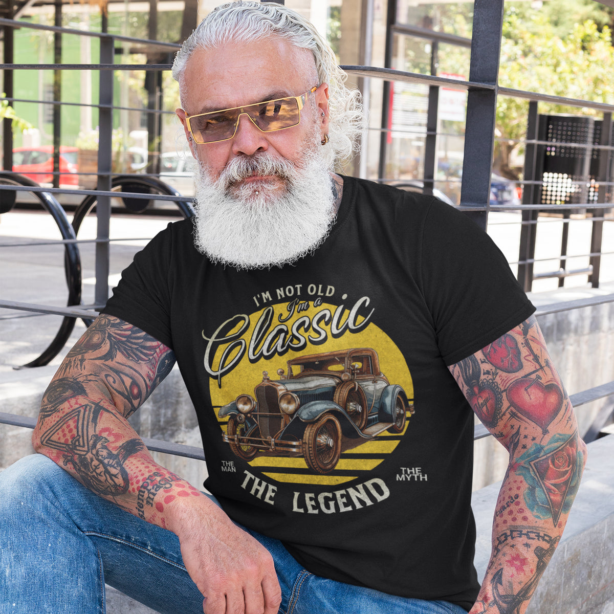 I'm Not Old I'm a Classic - Koszulka Urodzinowa z Autem z Lat 30.