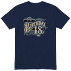 Its My Birthday 18 unisex vintage t-shirt Navy