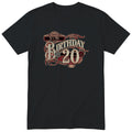 It's My Birthday 20 retro tee - black