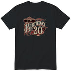 It's My Birthday 20 retro tee - black