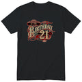 It's My Birthday 21 retro tee - black