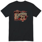 It's My Birthday 21 retro tee - black