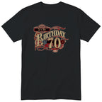 It's My Birthday 70 retro tee - black