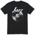 Black Jazz Music Vinyl Records t-shirt - vinyl record print, gift for jazz lovers, GitGraf