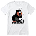 Krecik Krol Podziemia koszulka biala