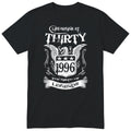 Black Life Begins At Thirty t-shirt - 30th birthday gift for him with an eagle crest