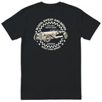 Live Fast Drive Hard garage tee black back