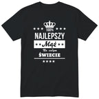 Koszulka Najlepszy Mąż Na Całym Świecie - kolor czarny, prezent dla męża