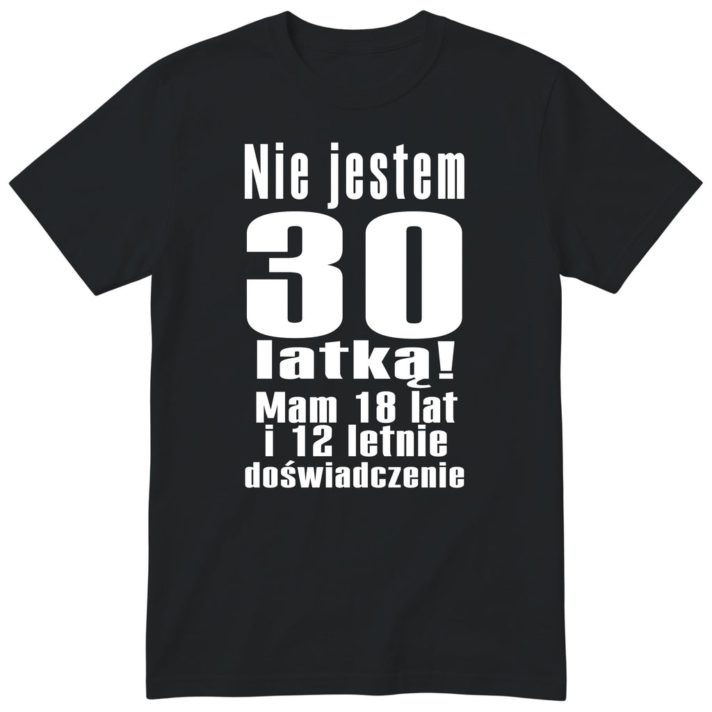 Nie Jestem 30 Latką - czarna
