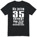 Nie Jestem 35 Latką koszulka czarna