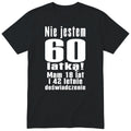 Nie Jestem 60 Latką koszulka czarna