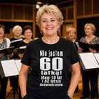 NIE JESTEM 60 LATKĄ - Koszulka na 60 Urodziny dla Niej