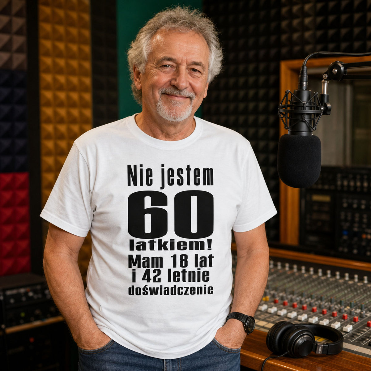 Nie Jestem 60 Latkiem - Koszulka na 60 Urodziny dla Niego