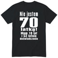 Nie Jestem 70 Latką koszulka czarna