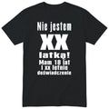 Nie Jestem XX Latką koszulka czarna