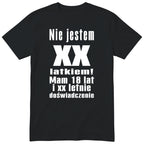 Koszulka Nie Jestem XX Latkiem - Śmieszna Koszulka Urodzinowa na Każde Urodziny