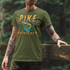 Pike Whisperer T-Shirt - Pike Fishing Gift for Him - lifestyle photo 1 of 4