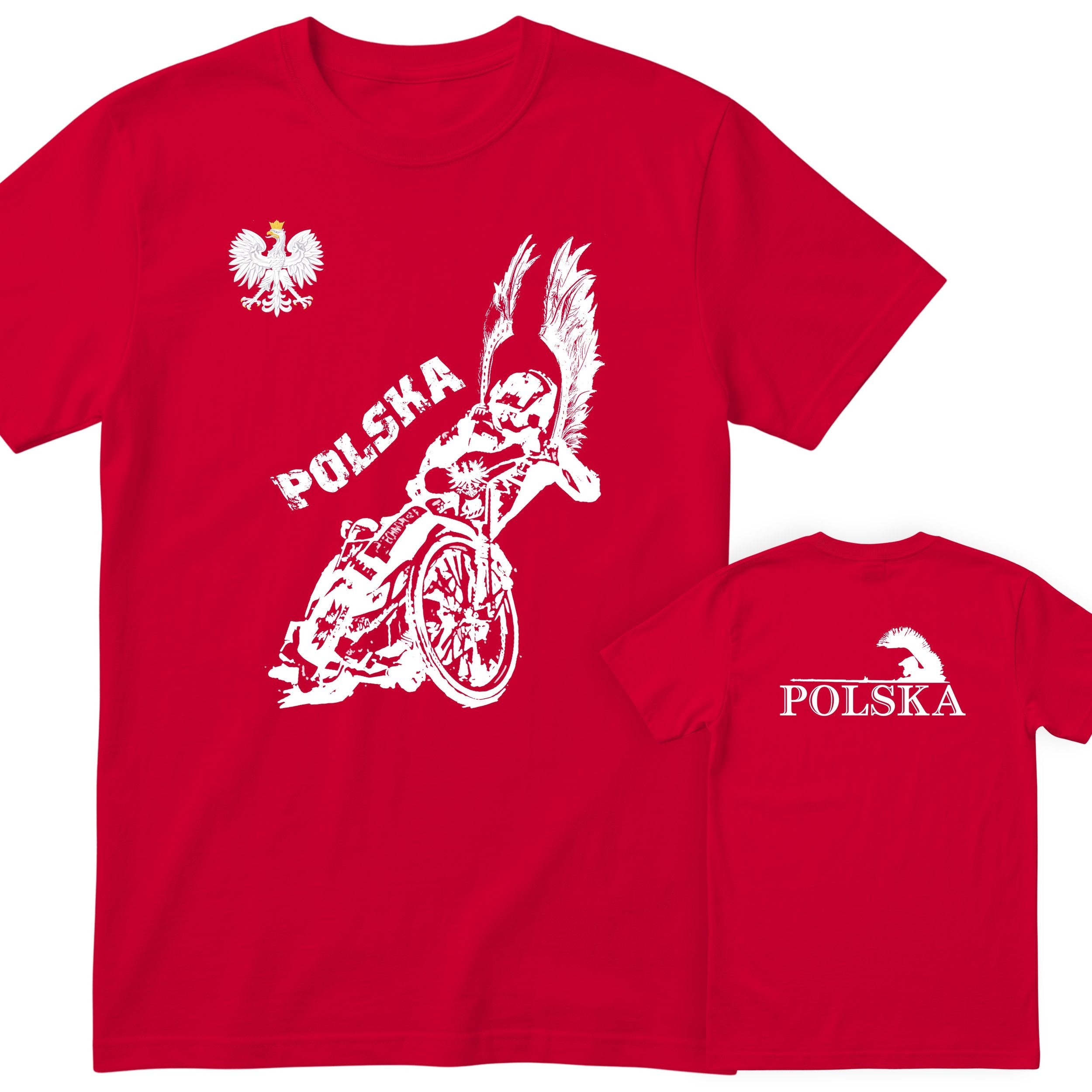 Czerwona koszulka POLSKA ZUZEL KOSZULKA NARODOWA - koszulka kibica