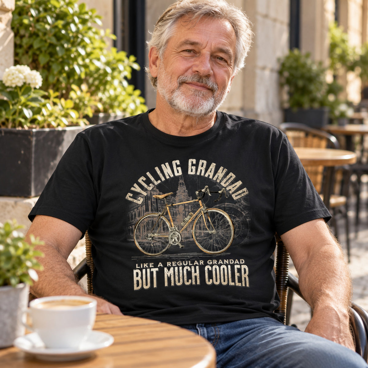 Cycling Grandad - Koszulka dla Dziadka Kolarza