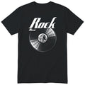 Black Rock Music Vinyl Records t-shirt - vinyl record print, gift for rock fans, GitGraf