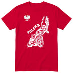 Czerwona koszulka SPEEDWAY POLSKA KOSZULKA KIBICA REPREZENTACJI POLSKI - koszulka kibica