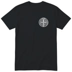Saint Benedict Medal T-Shirt - Catholic Faith Tee Unisex - Black