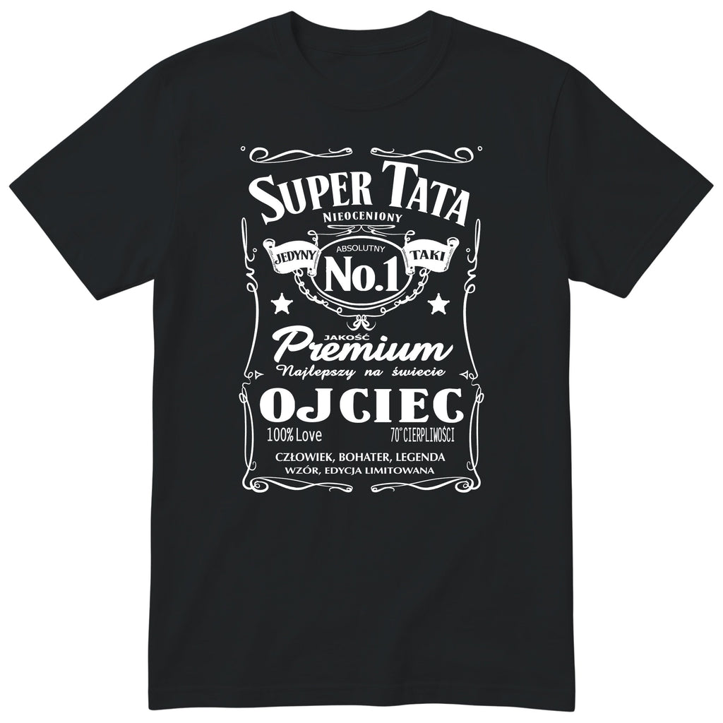 Super Tata Ojciec Whisky - Black