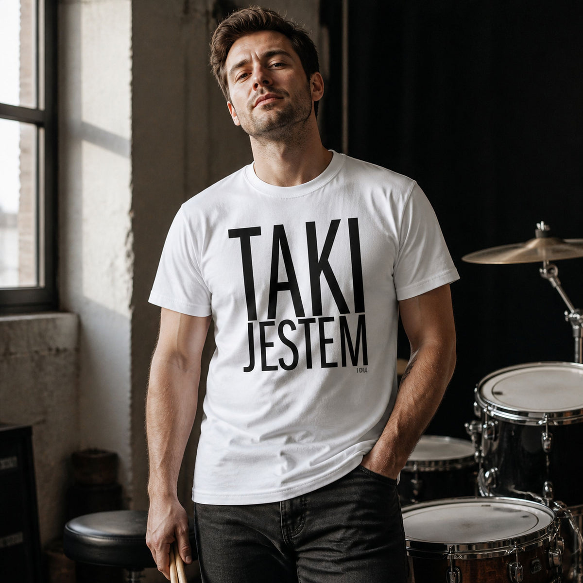 Taki Jestem - Męska Koszulka z Napisem, Prezent
