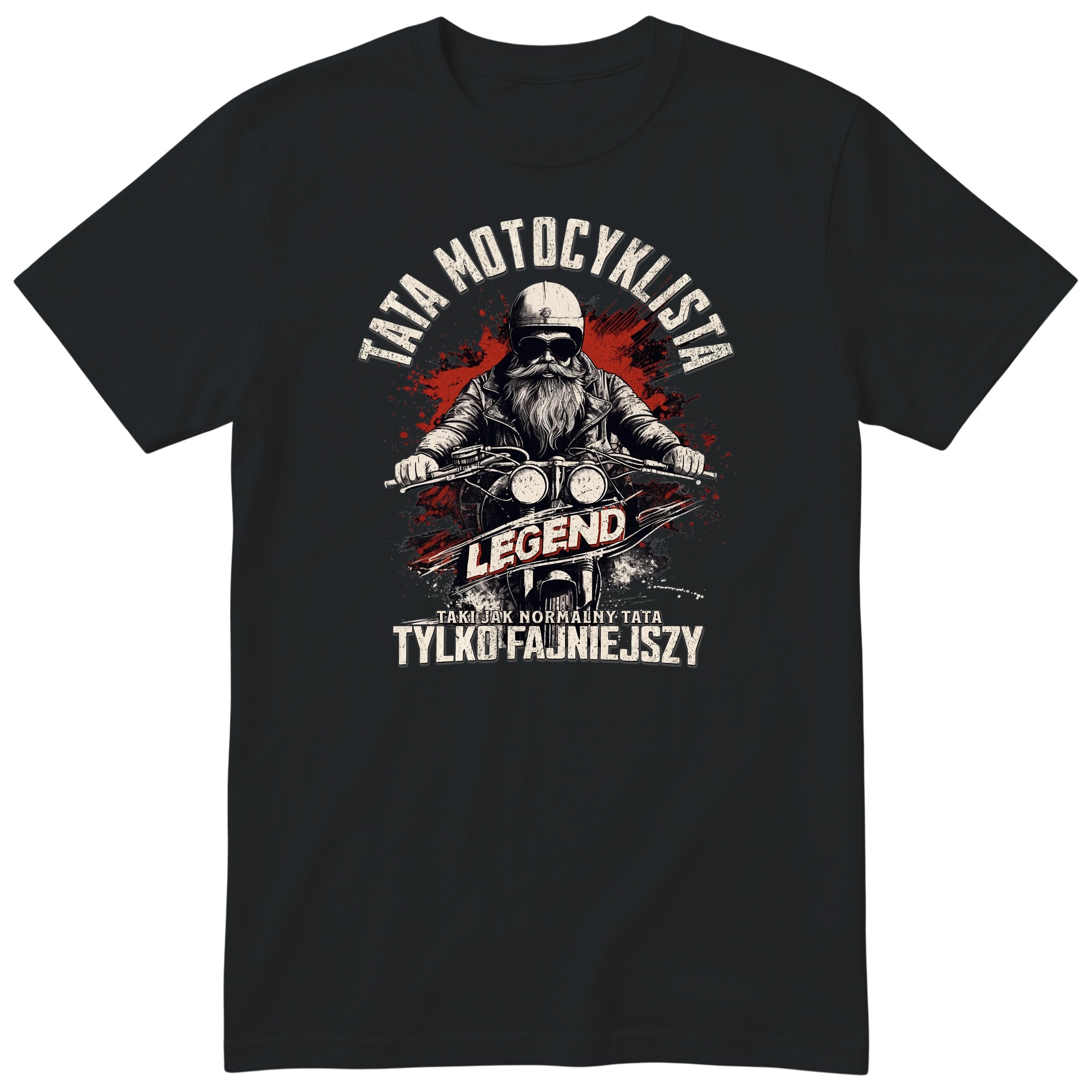 Tata Motocyklista Czerwony - Black