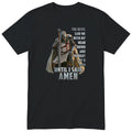 Black Templar Said Amen t-shirt - Christian faith knight print, GitGraf