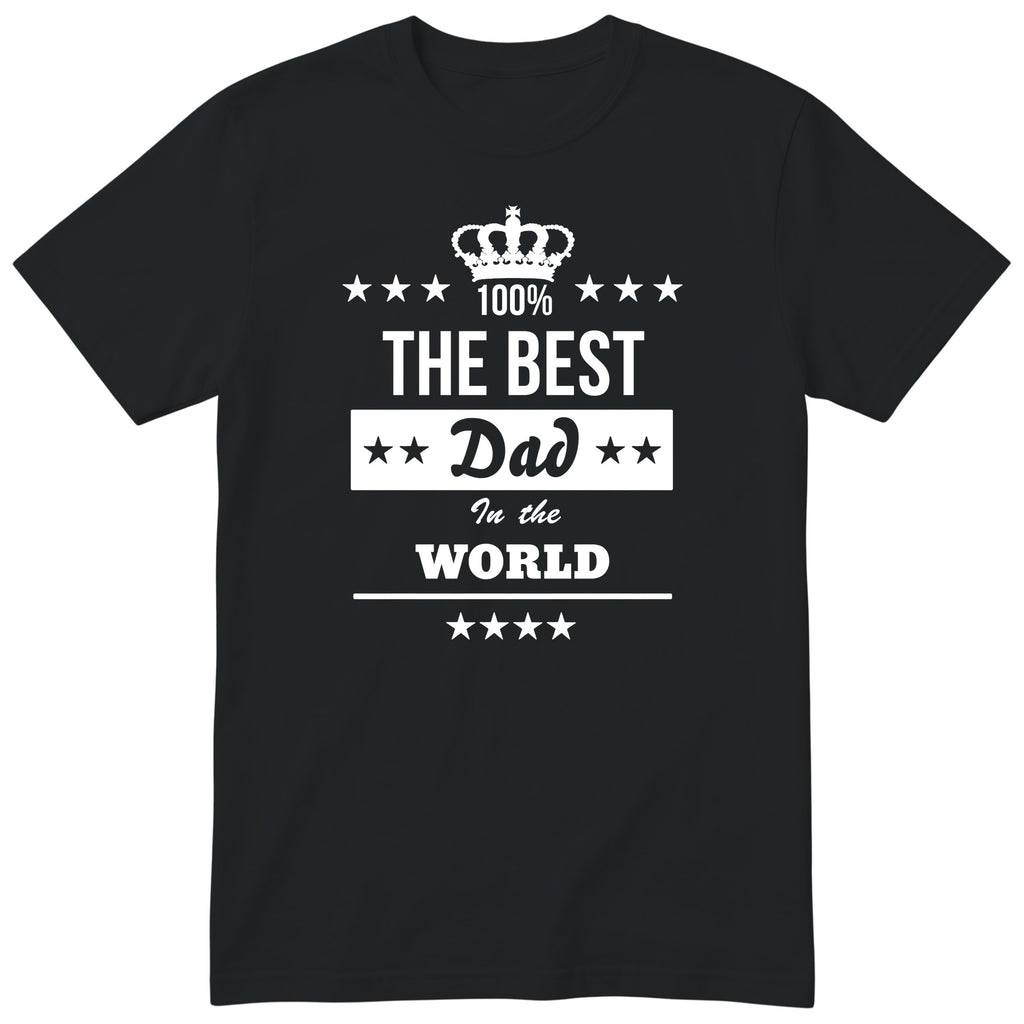 The Best Dad in the World T-Shirt - Black