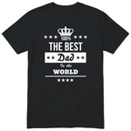 The Best Dad in the World T-Shirt - Black