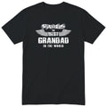 Black The Best Grandad In The World wings t-shirt - the man, the myth, the legend, gift for grandad