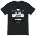 The Best Hubby In The World t-shirt - black, funny husband gift