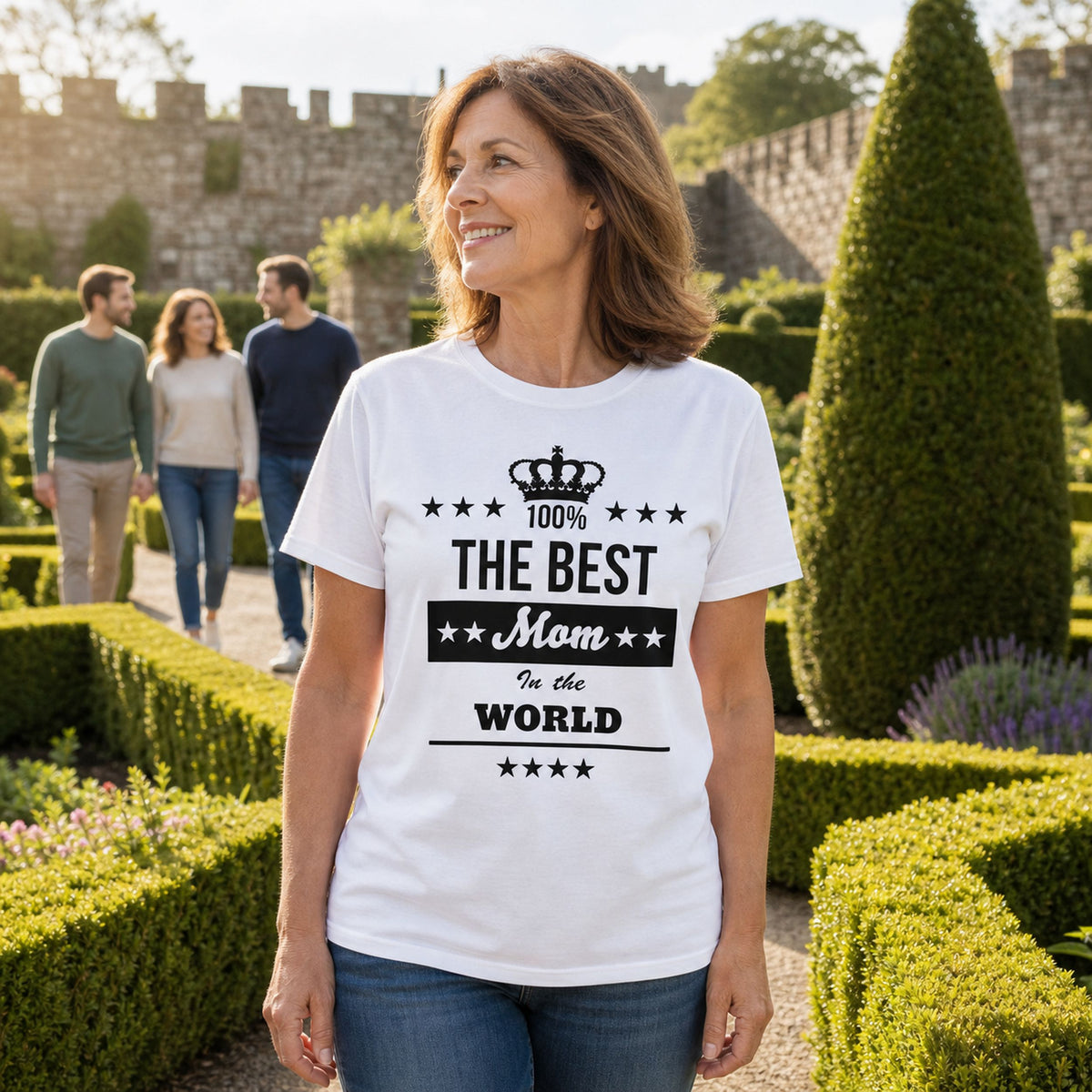 Koszulka dla Mamy - The Best Mom in the World | Dzień Matki