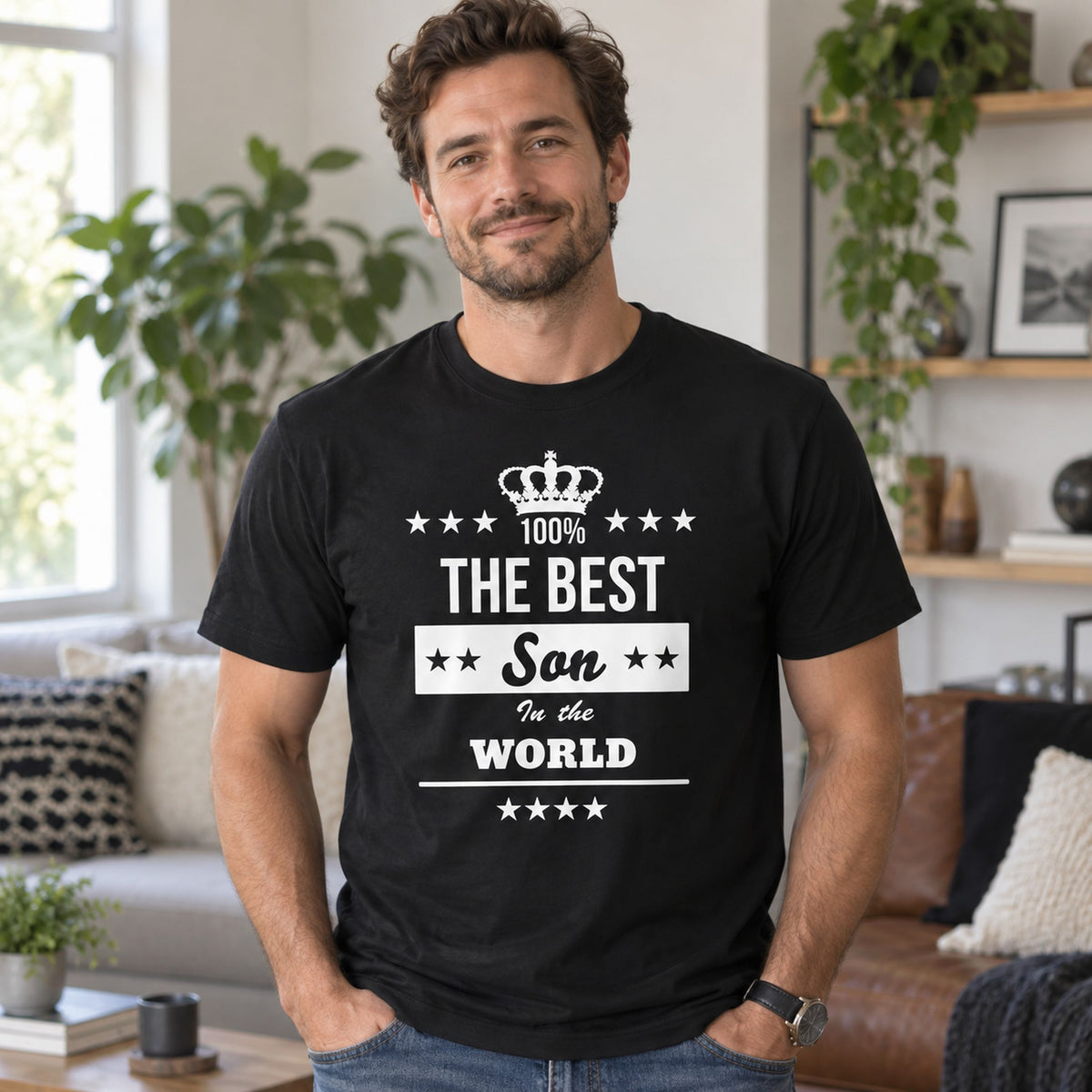 The Best Son In The World - Koszulka dla Syna (Angielski Nadruk)
