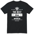 The Best Son In The World t-shirt - one-colour crown badge design, gift for son