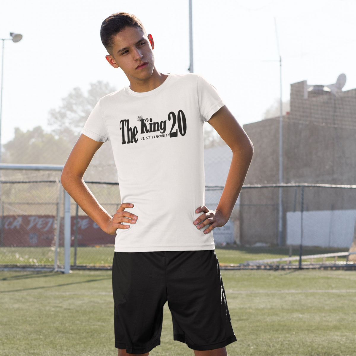 The King Just Turned 20 - 20th Birthday Shirt for Him - lifestyle photo 1 of 4