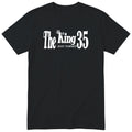 The King Just Turned 35 black t-shirt