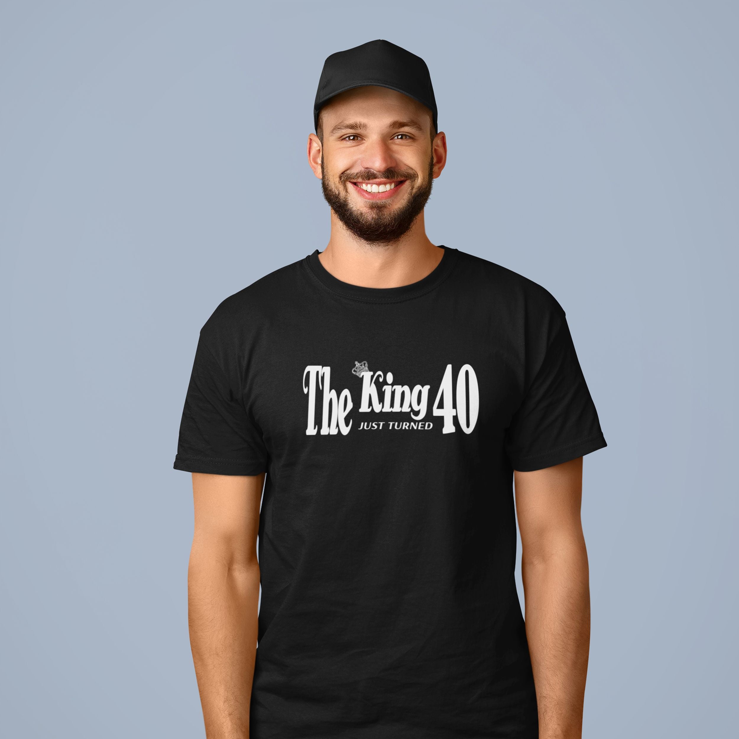 The King Just Turned 40 - 40th Birthday Shirt for Him - lifestyle photo 1 of 8