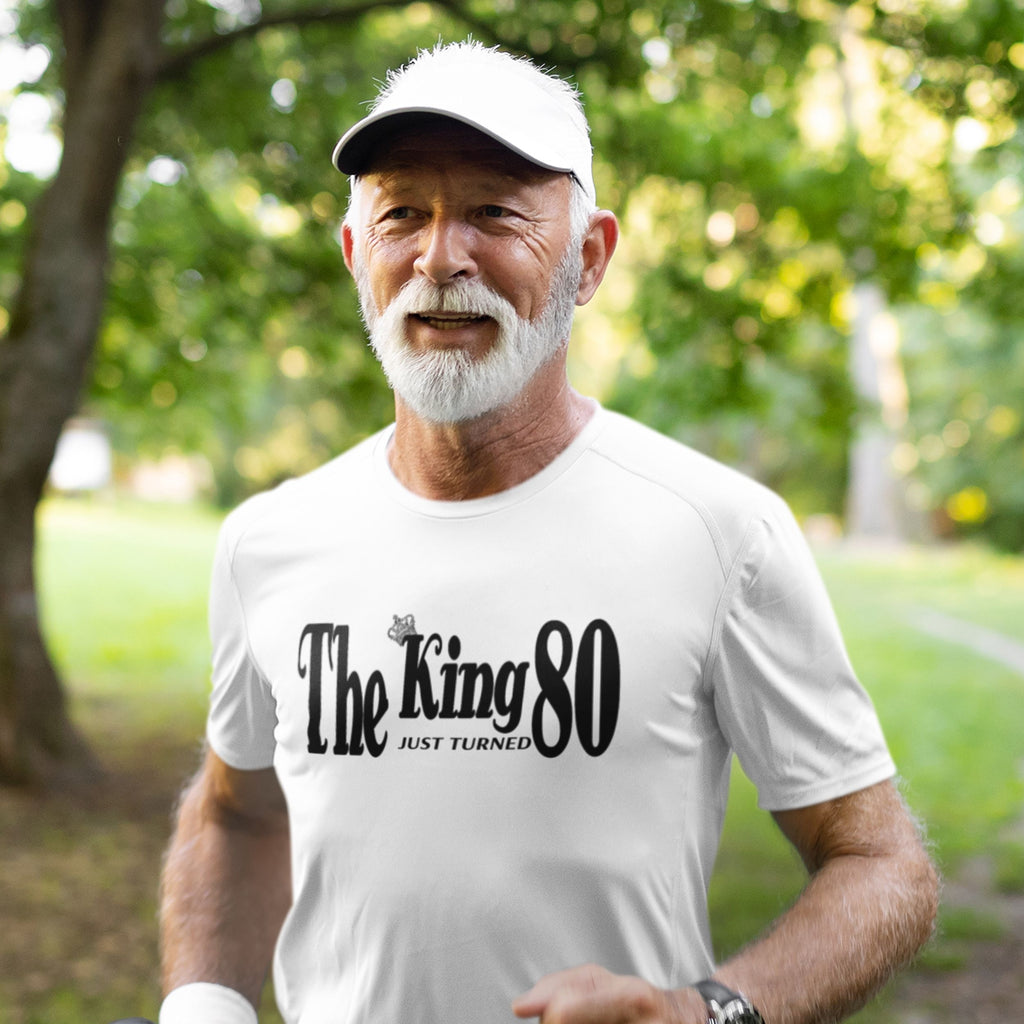 The King Just Turned 80 - 80th Birthday Shirt for Him - lifestyle photo 1 of 3