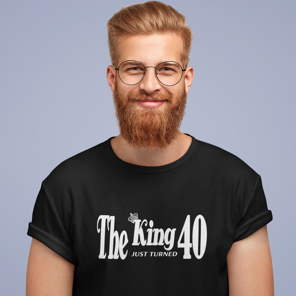 The King Just Turned XX - Personalised Birthday Shirt for Him - lifestyle photo 1 of 2