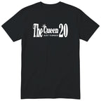 The Queen Just Turned 20 t-shirt - 20th birthday gift for her - Black