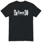 The Queen Just Turned 30 - Funny 30th Birthday T-Shirt Women (czarna, druk lokalny)