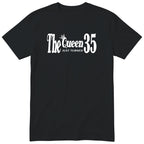 The Queen Just Turned 35 t-shirt - 35th birthday gift for her - Black