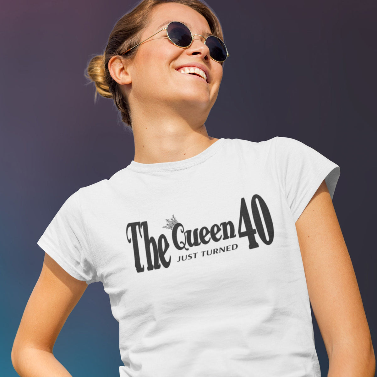 The Queen Just Turned 40 - 40th Birthday Shirt for Her - lifestyle photo 1 of 6