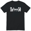 The Queen Just Turned 50 t-shirt - 50th birthday gift for her - Black