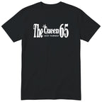The Queen Just Turned 65 - Funny 65th Birthday T-Shirt Women (czarna, druk lokalny)